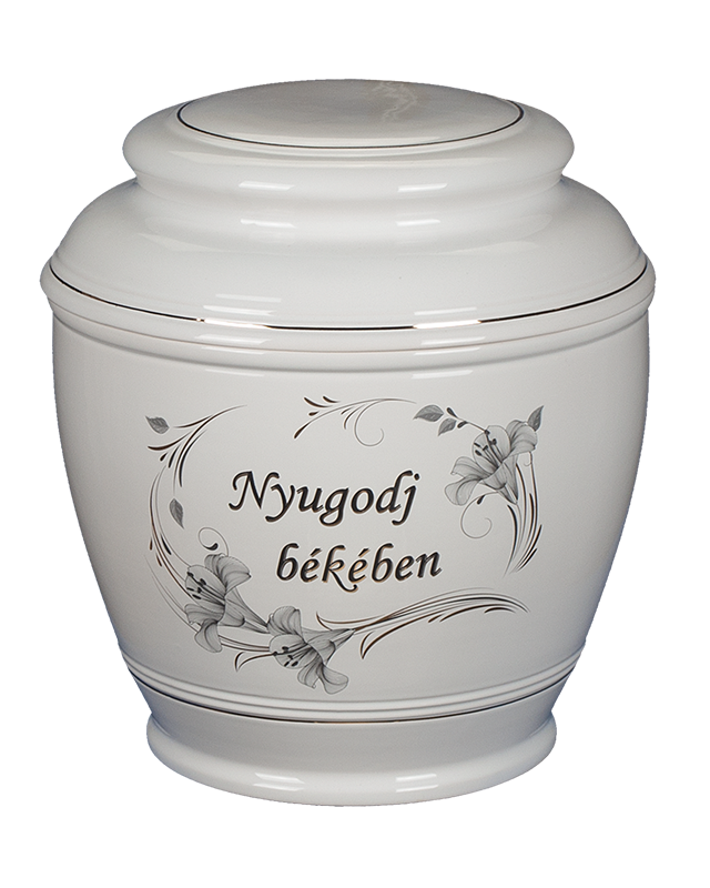 9000672 Örök béke fehér urna